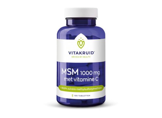 MSM 1000 mg + vitamine C van Vitakruid